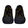 NerdyKeppie Scattered Dice Canvas Low Top Lesbian Pride Sneakers. 