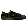 NerdyKeppie Scattered Dice Canvas Low Top Lesbian Pride Sneakers. 
