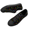 NerdyKeppie Scattered Dice Canvas Low Top Pan Pride Sneakers. 