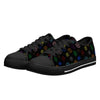 NerdyKeppie Scattered Dice Canvas Low Top Progress Pride Sneakers. 