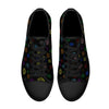 NerdyKeppie Scattered Dice Canvas Low Top Progress Pride Sneakers. 