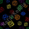 NerdyKeppie Scattered Dice Canvas Low Top Rainbow Gay Pride Sneakers. A canvas low top sneaker with a scattered dice design on it in rainbow Pride colors. These low top gay Pride sneakers go up to US Men’s 14!