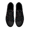NerdyKeppie Scattered Dice Canvas Low Top Trans Pride Sneakers. 