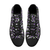 NerdyKeppie Scattered Skulls Canvas High Top Genderqueer Pride Sneakers. 
