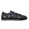 NerdyKeppie Scattered Skulls Canvas Low Top Genderqueer Pride Sneakers. 