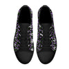 NerdyKeppie Scattered Skulls Canvas Low Top Genderqueer Pride Sneakers. 