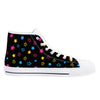 NerdyKeppie Scattered Stars Canvas High Top Pan Pride Sneakers. 