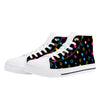 NerdyKeppie Scattered Stars Canvas High Top Pan Pride Sneakers. 