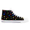 NerdyKeppie Scattered Stars Canvas High Top Rainbow Gay Pride Sneakers. 