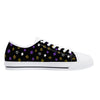 NerdyKeppie Scattered Stars Canvas Low Top Non-Binary Pride Sneakers. 