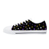 NerdyKeppie Scattered Stars Canvas Low Top Non-Binary Pride Sneakers. 