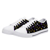NerdyKeppie Scattered Stars Canvas Low Top Non-Binary Pride Sneakers. 