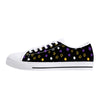 NerdyKeppie Scattered Stars Canvas Low Top Non-Binary Pride Sneakers. 