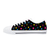 NerdyKeppie Scattered Stars Canvas Low Top Pan Pride Sneakers. 