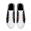 NerdyKeppie Scattered Stars Canvas Low Top Pan Pride Sneakers. 