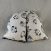 A NerdyKeppie Furry Fuzzy Friend Faces of the Doggo Persuasion Flannel Heat & Cold Packs. 