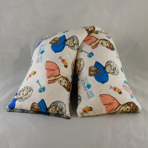 A NerdyKeppie Golden Girls & Cocktails Flannel Heat & Cold Packs. 