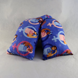 A NerdyKeppie We Can Do It Rosie the Riveter Women's Power Cotton Flannel Heat & Cold Pack. 