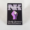NerdyKeppie Solidarity Raised Fist Pride Enamel Pins. Raised fist Pride enamel pins from NerdyKeppie's first Kickstarter! Available in a wide selection of pride flags.
