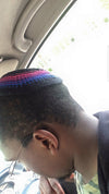 NerdyKeppie Striped Pride Kippah / Yarmulke. 