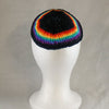 NerdyKeppie Striped Pride Kippah / Yarmulke. 