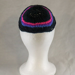 NerdyKeppie Striped Pride Kippah / Yarmulke. 